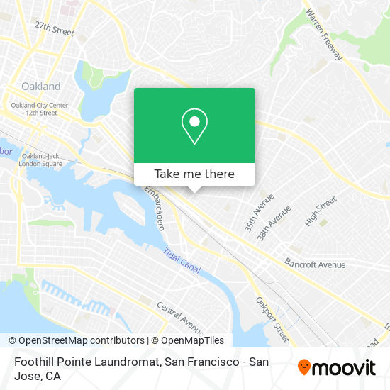 Mapa de Foothill Pointe Laundromat