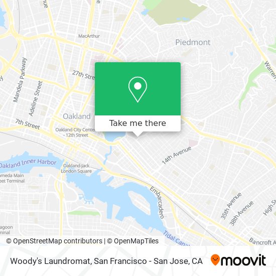 Mapa de Woody's Laundromat