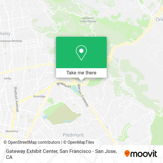 Gateway Exhibit Center map