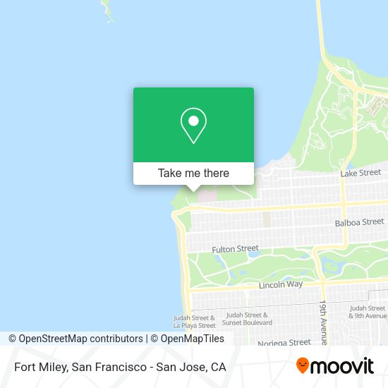Mapa de Fort Miley
