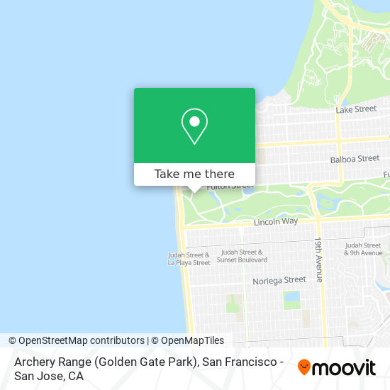 Mapa de Archery Range (Golden Gate Park)