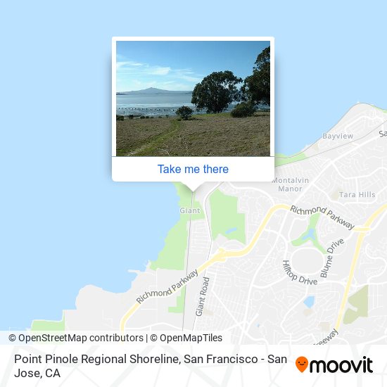 Point Pinole Regional Shoreline map