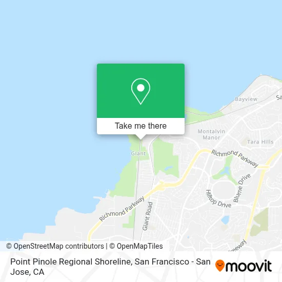 Point Pinole Regional Shoreline map
