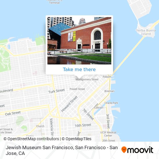 Jewish Museum San Francisco map