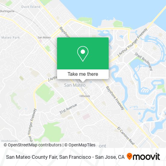 Mapa de San Mateo County Fair