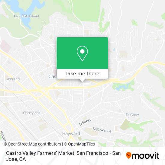 Mapa de Castro Valley Farmers' Market