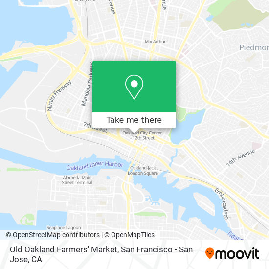 Old Oakland Farmers' Market map