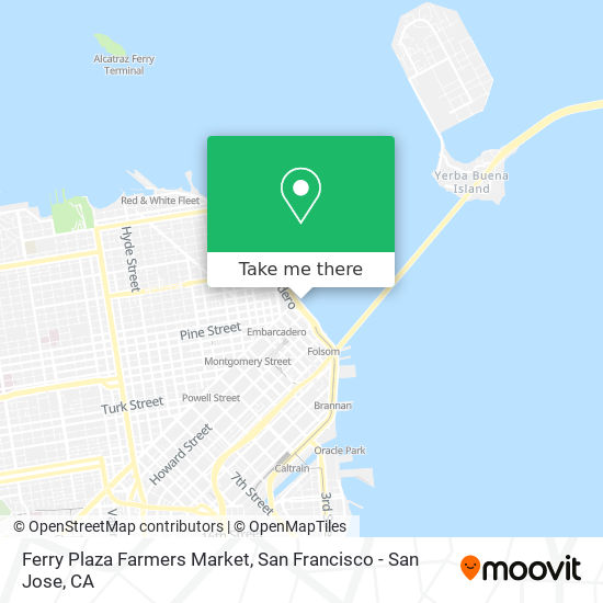 Ferry Plaza Farmers Market map