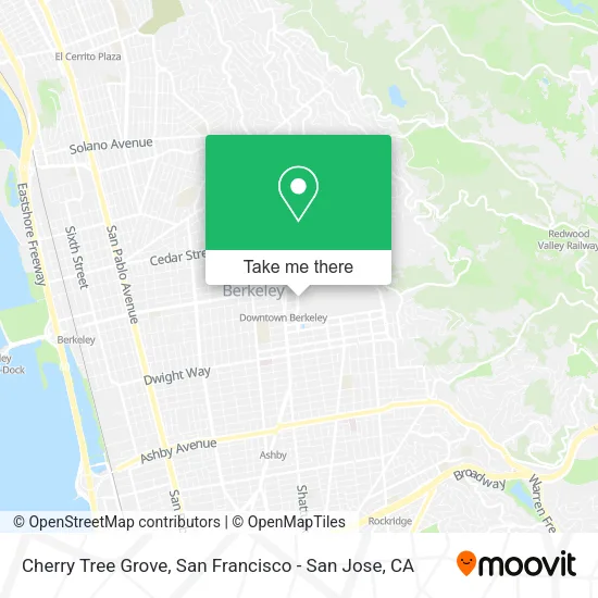 Mapa de Cherry Tree Grove