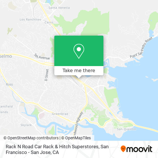 Mapa de Rack N Road Car Rack & Hitch Superstores