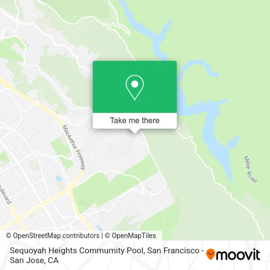 Sequoyah Heights Commumity Pool map