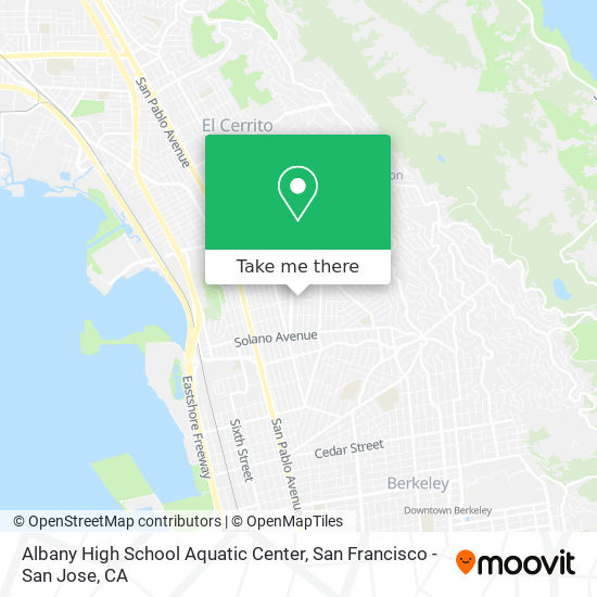 Albany High School Aquatic Center map