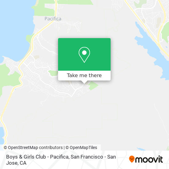 Mapa de Boys & Girls Club - Pacifica