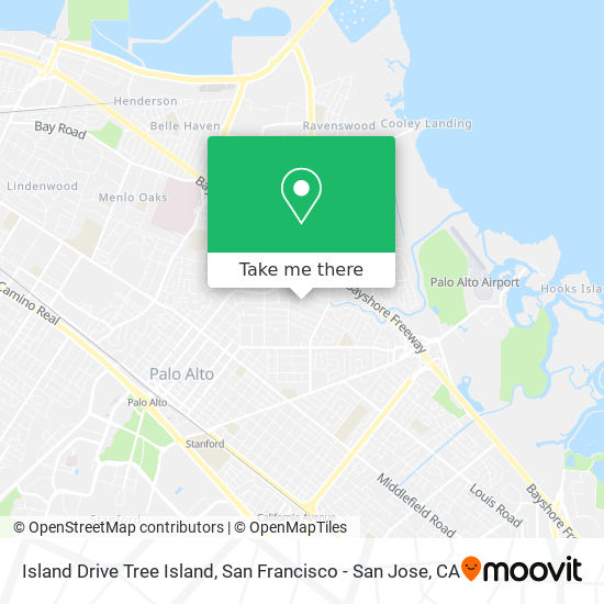 Mapa de Island Drive Tree Island