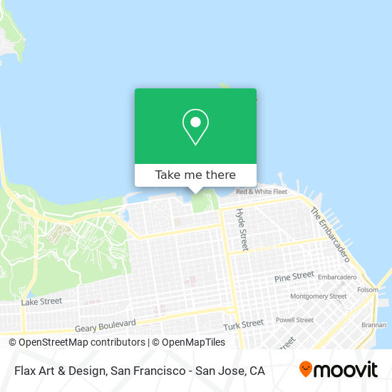 Flax Art & Design map