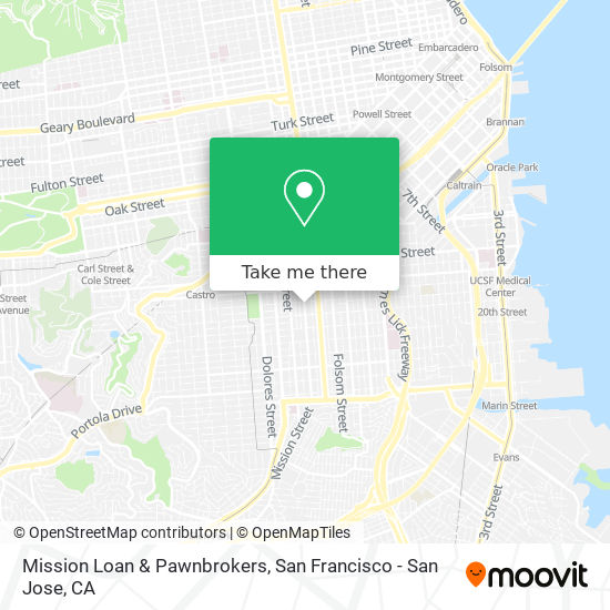 Mission Loan & Pawnbrokers map