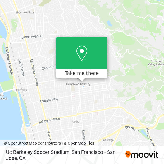 Uc Berkeley Soccer Stadium map