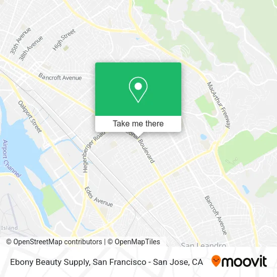 Ebony Beauty Supply map