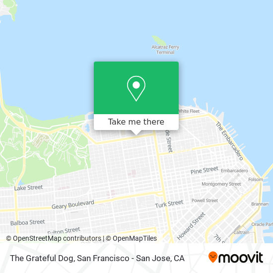 The Grateful Dog map