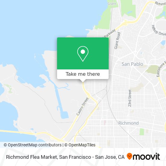 Richmond Flea Market map