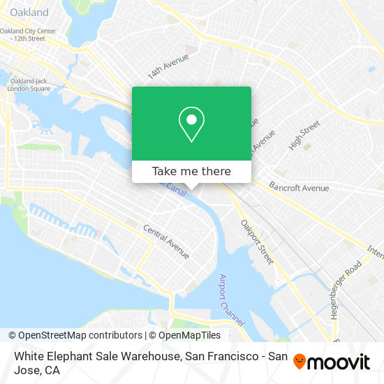 White Elephant Sale Warehouse map