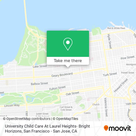 University Child Care At Laurel Heights- Bright Horizons map