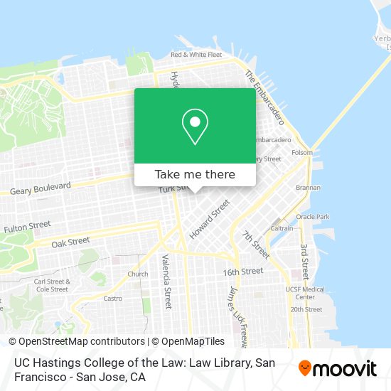 UC Hastings College of the Law: Law Library map