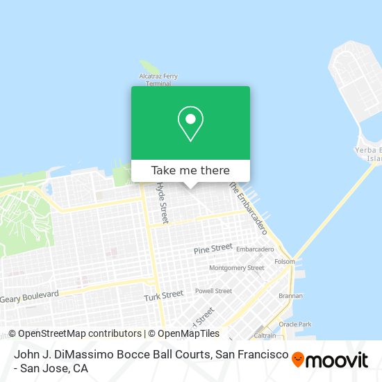 Mapa de John J. DiMassimo Bocce Ball Courts