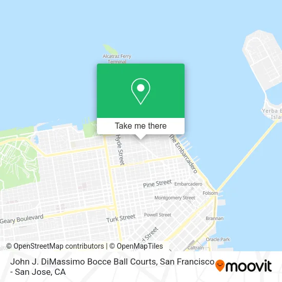 Mapa de John J. DiMassimo Bocce Ball Courts
