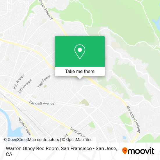 Warren Olney Rec Room map