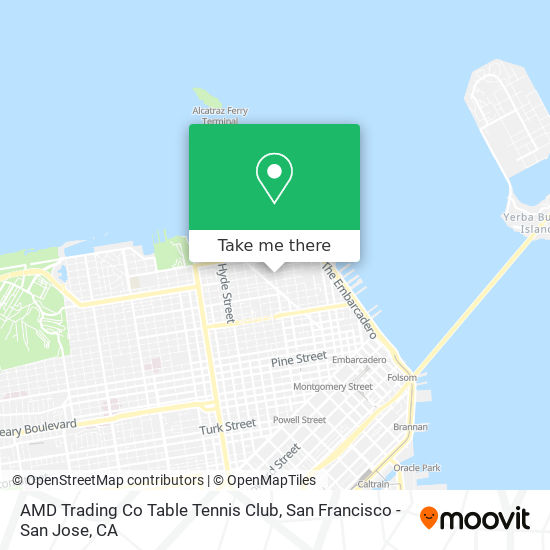 AMD Trading Co Table Tennis Club map