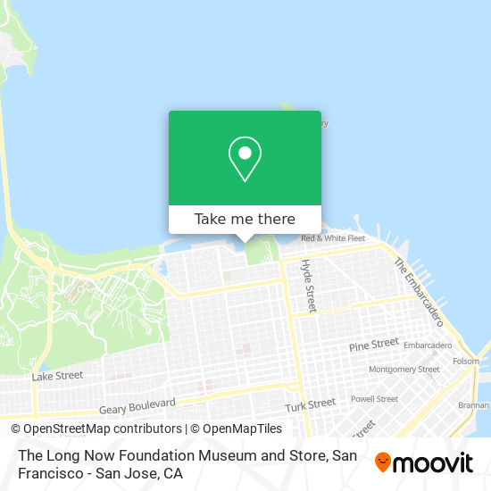 Mapa de The Long Now Foundation Museum and Store