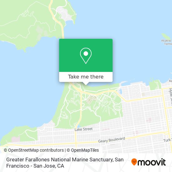Greater Farallones National Marine Sanctuary map