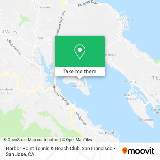 Mapa de Harbor Point Tennis & Beach Club