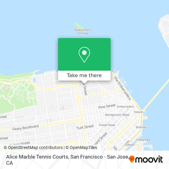 Mapa de Alice Marble Tennis Courts