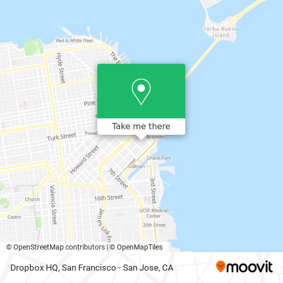 Mapa de Dropbox HQ