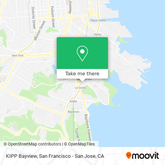 KIPP Bayview map