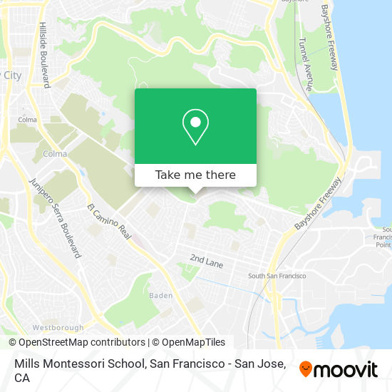 Mapa de Mills Montessori School