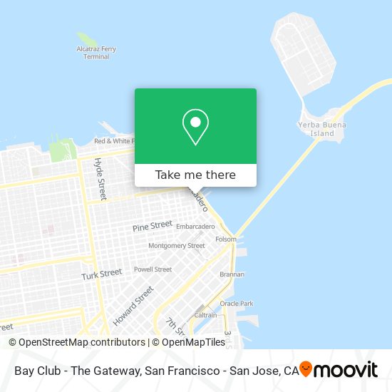 Mapa de Bay Club - The Gateway