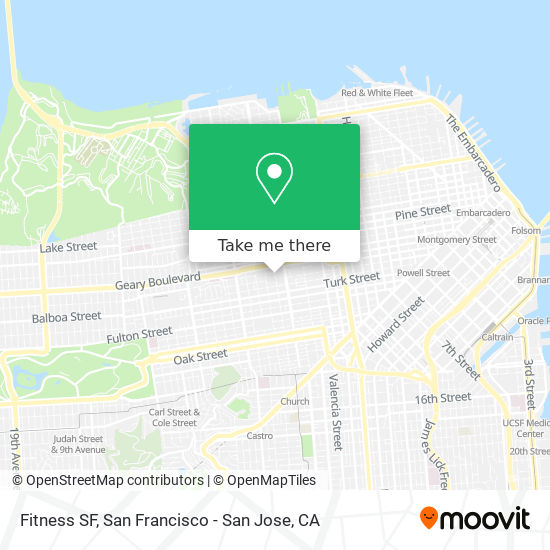 Fitness SF map