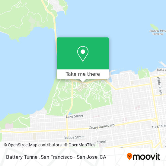Battery Tunnel map