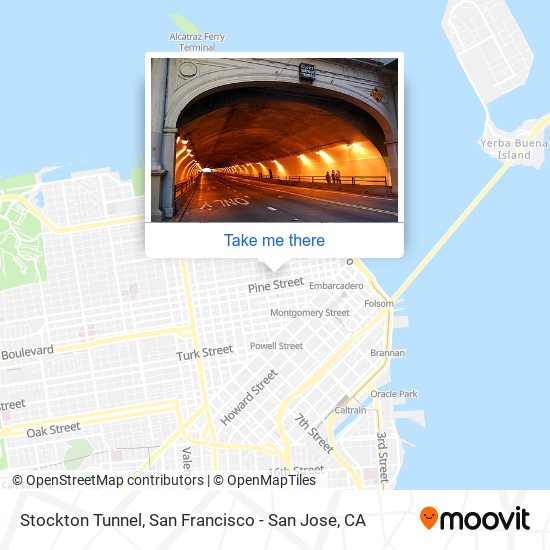 Stockton Tunnel map
