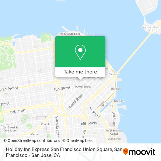 Holiday Inn Express San Francisco Union Square map