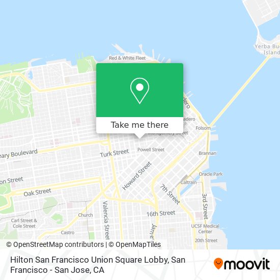Hilton San Francisco Union Square Lobby map