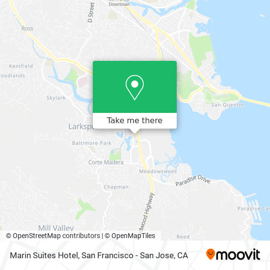 Marin Suites Hotel map