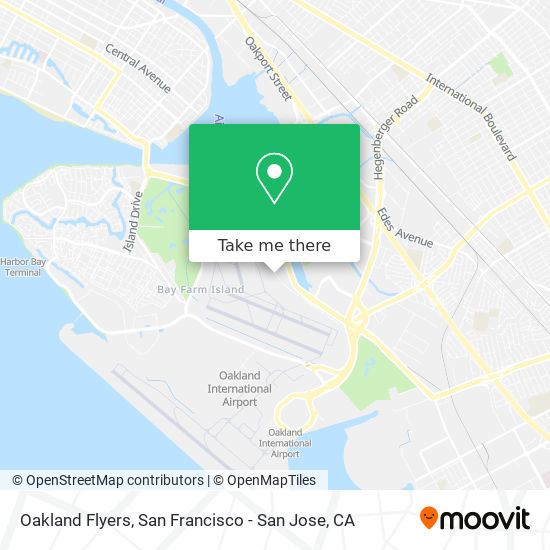 Oakland Flyers map
