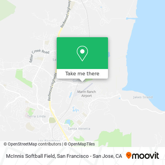 McInnis Softball Field map