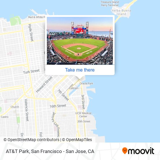AT&T Park map