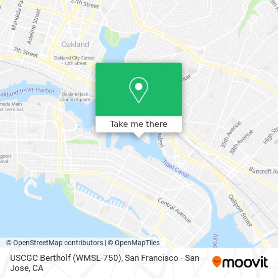 USCGC Bertholf (WMSL-750) map