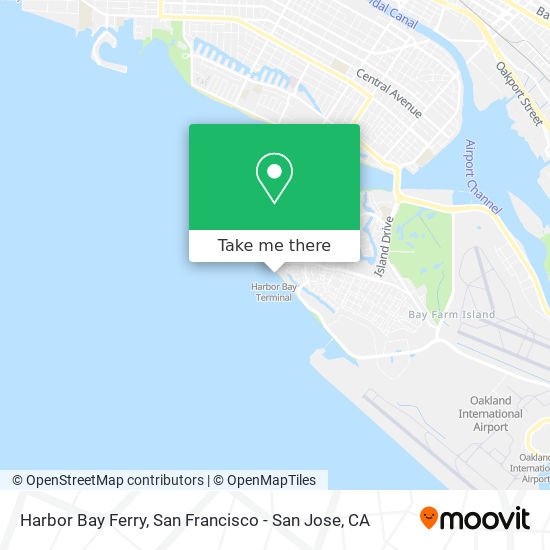 Mapa de Harbor Bay Ferry